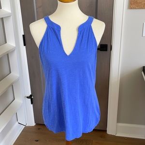 Blue Lilly Pulitzer tank top.
